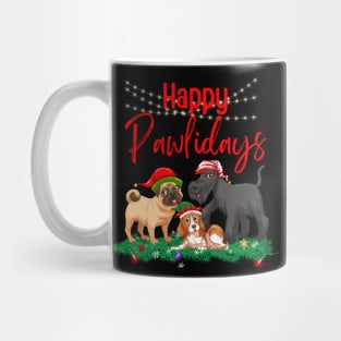 Happy Pawlidays Mug